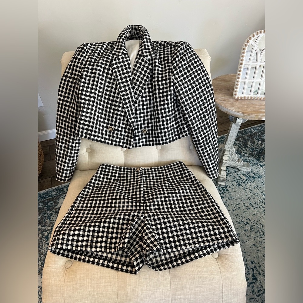 Zara two piece short suit